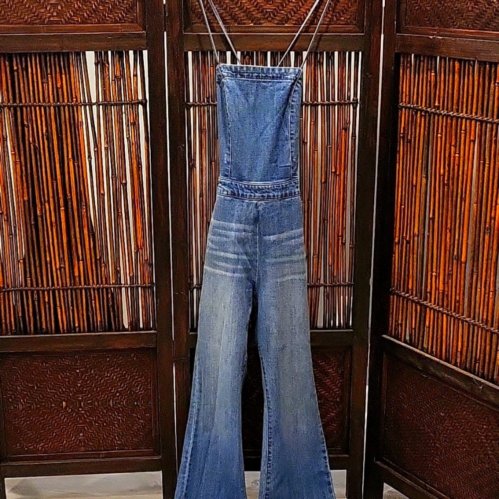 Dollhouse Denim Jumpsuit